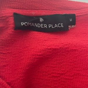 Red Pomander Place blouse . Cute !